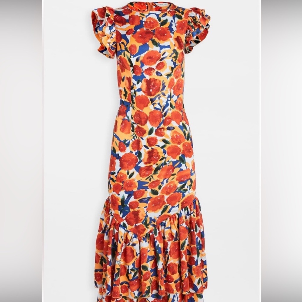 NEVER FULLY DRESSED FRIDA FLORAL DRESS